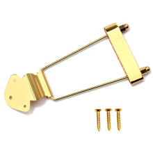 Halbhohle Gitarren-Saitenhalter-Brücke, 6-saitige-Golden