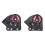 1 Pair Helmet Mounting Brackets Correct Size-FF801 helmet base 1