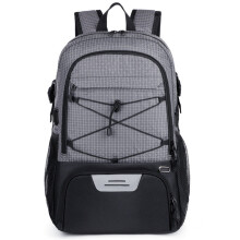 Large Capacity Sports Backpack for Basketball-Nylon gray