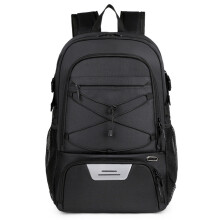 Large Capacity Sports Backpack with Multiple-Oxford cloth black