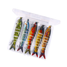 Slow Sinking Fishing Baits Swimbait Multiple Sections-Set D