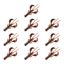 10 Stuks Zachte Vissen Lokt 65 Mm 3.40G-Kleur B 6,5 cm