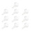 10 Teile/satz Weiche Langusten Weiche Garnelen-Farbe K 6,5 cm 1