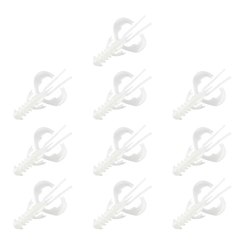 10 Teile/satz Weiche Langusten Weiche Garnelen-Farbe K 6,5 cm