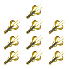 10Pcs/pack Simulation Prawns Shrimp Fishing-Color A 6.5cm