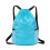 Waterproof Drawstring Backpack Light Weight Oxford-light blue 1