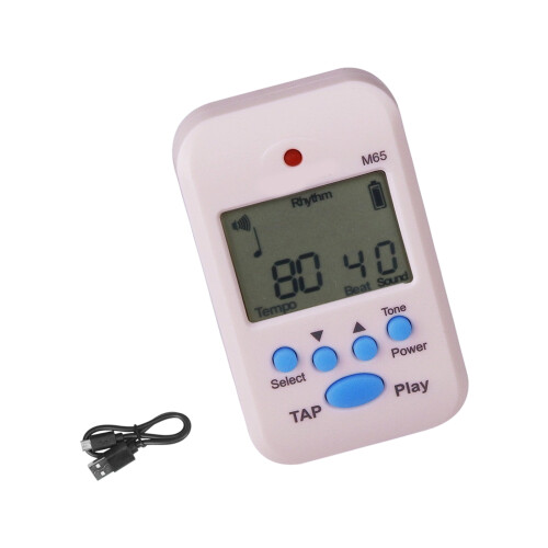Professional Clip on LCD Digital Metronome Digital-light pink