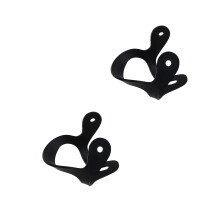 Antike Westernsporen auf metallischer Bronzebasis mit silbernen