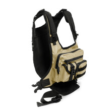 Travel Outdoor Storage Pouch Feature Front Panels Perfect-brown