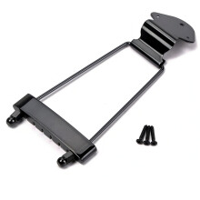 6 cordes guitare électrique cordier pont remplacement-Noir