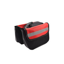 Pochettes étanches pour faisceaux de vélos, sac de cadre-Rouge S