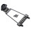 6 String Electric Guitar Tailpiece Bridge Metal Guitar-Black 1
