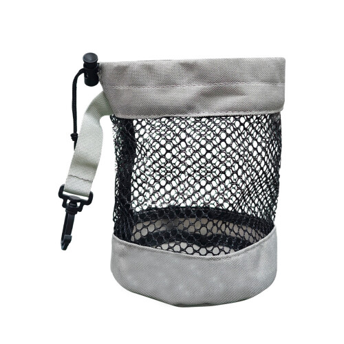 Tragbare Golfnetztasche, Nylon-Netztasche,-Grau L