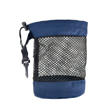 Nylon Mesh Golf Ball Bag Holder Pouch Sport Mesh-Blue M