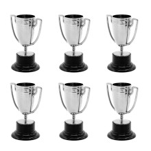Award Cups Plastic Materials Gold Silver Bronze Option-Silver