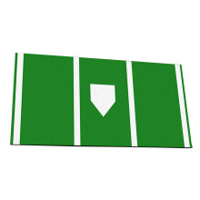 Transportable Baseball Baseball Pitcher's Mat 90x140cm-Green