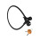 Creative Biscuits Dog Road Bike Rings Lock Antitheft-Black 1