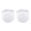 Anti Friction Oval Shape Ankle Support Shock Absorption-White C 1