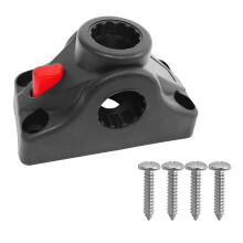 Kayak Boats Fishing Rod Holder Fix Poles Mount Base 360-1 piece