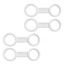 Silicone Snorkel Mask Strap Keeper Diving Tube Holder-4PCS
