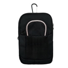 Functional Golf Bag Including Concealed Zipper Pockets-White