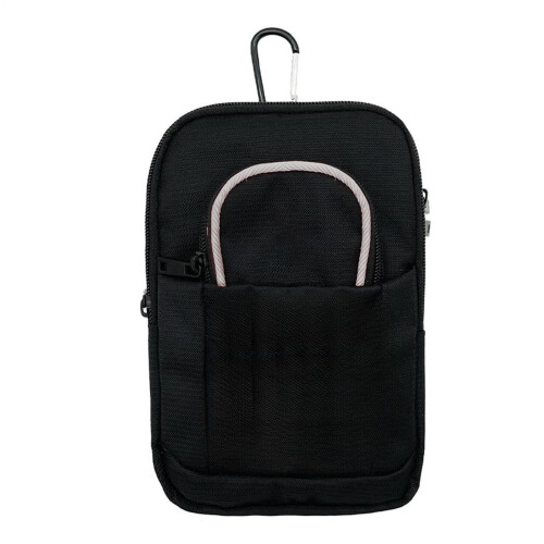 Functional Golf Bag Including Concealed Zipper Pockets-White