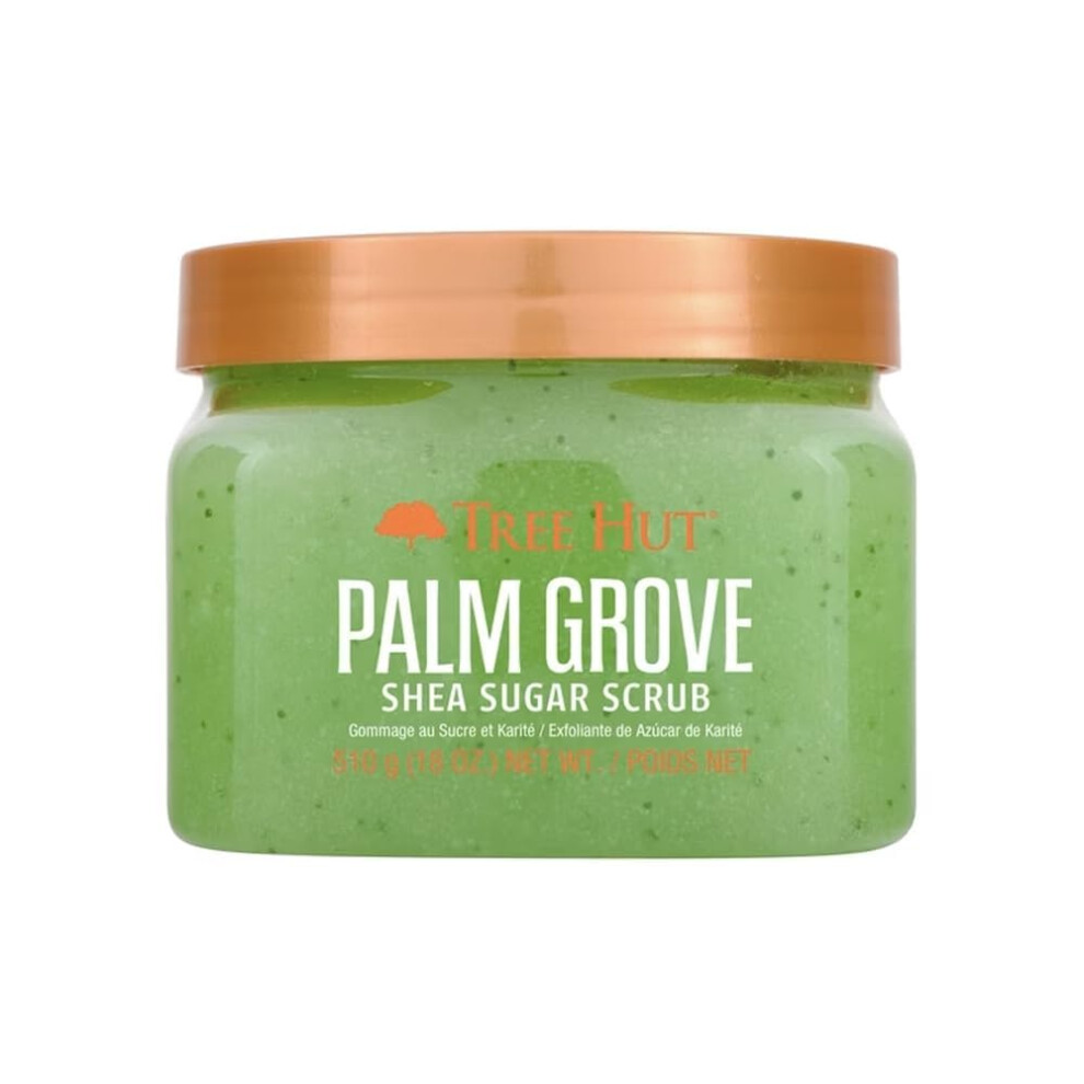 Tree Hut Amber Palm Grove Shea Sugar Scrub, 18 Oz