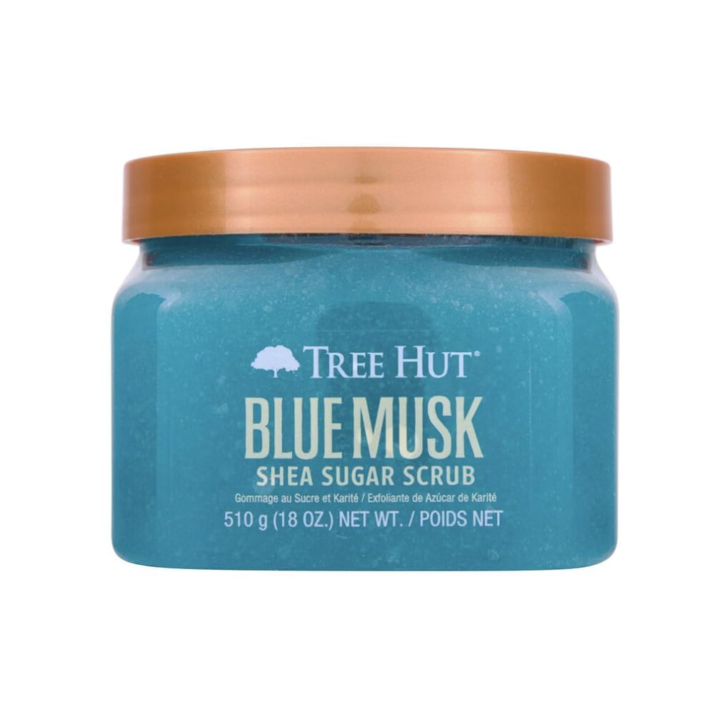 Tree Hut Blue Musk Shea Sugar Scrub, 18 Oz
