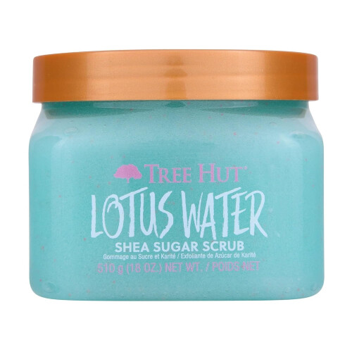 Tree Hut Lotus Water Shea Sugar Scrub, 18 oz