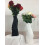 Keramikvase, 40 cm hoch, schwarz oder weiß 8