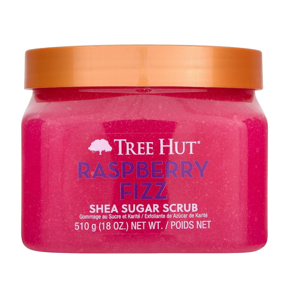 Tree Hut Amber Raspberry Fizz Shea Sugar Scrub, 18 Oz