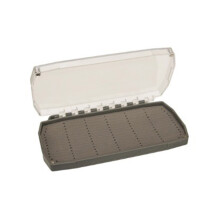 Fliegenfischer-Hakenbox, Schwamm-Pad, transparent,-L
