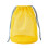 Lightweight Mesh Swim Bag With Adjustable Drawstring-Yellow L 1