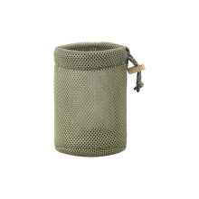 Mesh Camping Utensils Storage Bag for Cooking-Green 10x15cm