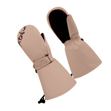 Thick Insulated Snow Gloves Children Long Ski Gloves-Pink S