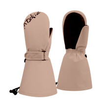 Cold Weather Gloves Waterproof Fabric Nonslip Grip Kids-Pink L