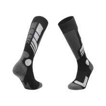 Breathable Winter Sports Sock Elastic Fit-black and white L