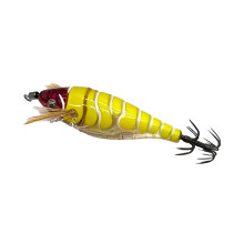 Calmar seiche manchon crochet gabarits-Tête rouge et jaune