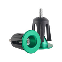 1 Pair Road Bikes Accessory Aluminum Alloy Bike Handlebar-Green