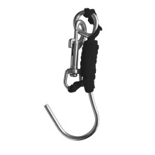Reef Safe Tauchhaken 1,2 m aus Edelstahl für-Schwarz