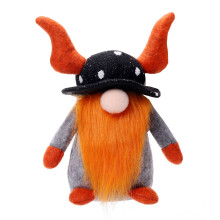 Halloween Gnome Ornament Cloth Bat Wings Ox Horns