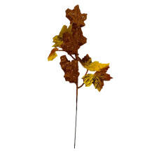 Foam & Plastic Maple Leaf Pumpkin Cutout21cm