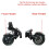 Garde-boue de roue avant/arrière de Scooter électrique,-avant 5