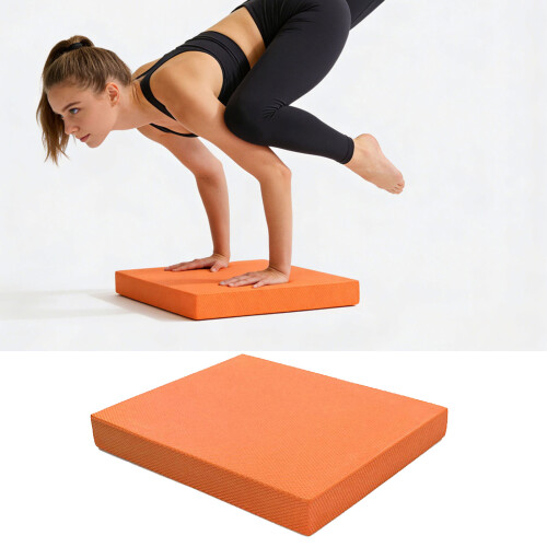 Tapis d'équilibre, taille compacte, tapis d'entraînement-Orange 2