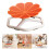 Chaise pivotante sensorielle en forme de fleur, siège-O ROUGE 3