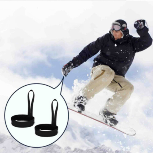 Adjustable Ski Gloves Nylon Safety Cords for Skiing-a pair 2