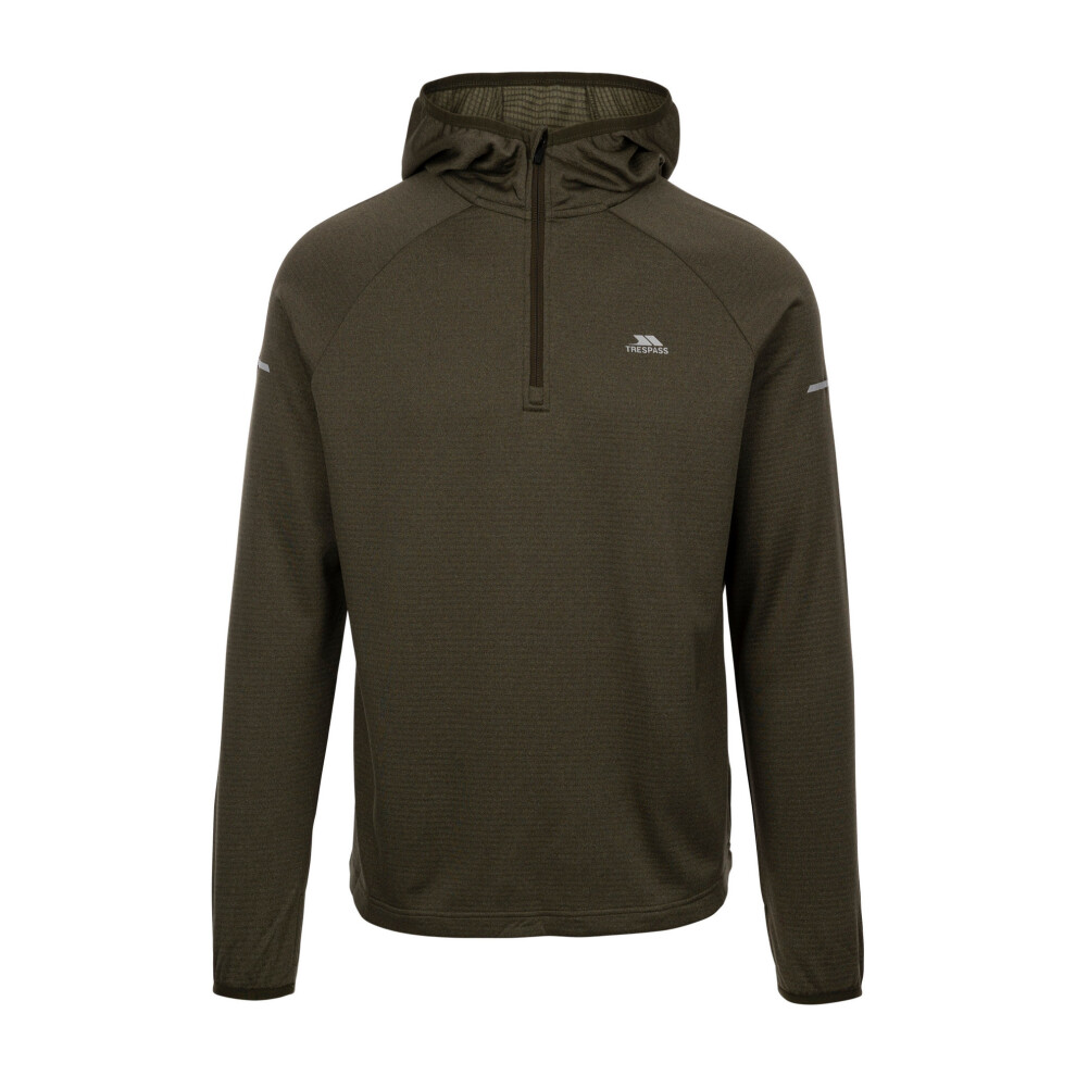 Trespass Men's Brown Montgo Active Hoodie In | : 2XL - Image 2
