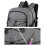 Gym Backpack With Padded Shoulder Strap Large-Nylon black 7