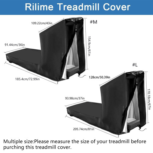 DustProof Running Machine Cover Waterproofs Large Treadmill-M 1