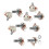 10 Pack Split Shaft 500K Ohm Potentiometer with 3 Pin Terminal 1